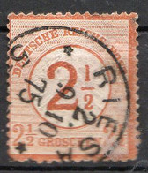 ALLEMAGNE - (Empire) - 1874 - N° 28 - 2 1/2 S. 2 1/2 Brun-rouge - (Aigle En Relief) - Oblitérés