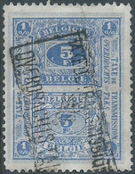 Belgium - Belgique,Revenue Stamp Fiscal,TAXE DE TRANSMISSION,5F Obliterated,Rare - Otros & Sin Clasificación