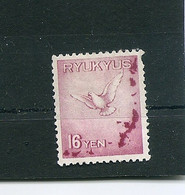 RYUKYUS ISLANDS - USA / Japan - Y16 Air Mail - Scott C3 Unused - Ryukyu Islands