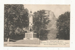 Cp , 49 , BEAUFORT , Monument à Ses Enfants Morts Au Champ D'honneur , Vierge - Other & Unclassified