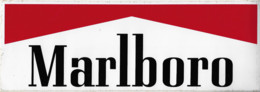 Grand Autocollant - Publicité - MARLBORO - Cigarettes - - Autocollants