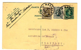 62794 - Entier  De HASSELT - Postcards [1909-34]