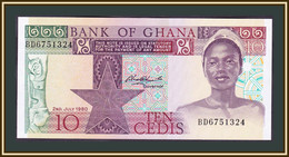 Ghana 10 Cedi 1980 P-20 (20c) UNC - Ghana