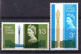 GRANDE BRETAGNE / N° 415A & 416A NEUFS * * PHOSPHORE - Unused Stamps