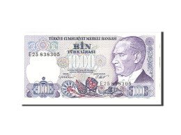 Billet, Turquie, 1000 Lira, 1986, Undated, KM:196, NEUF - Turquie