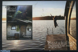 Aland 2017 Sauna Culture S/s, Joint Issue Finland, Mint NH, Various - Joint Issues - Emissions Communes