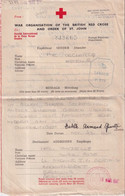 1943 - CROIX-ROUGE CORRESPONDANCE ANGLETERRE => BELGIQUE !! Via GENEVE - CENSURES - WW II (Covers & Documents)