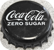 Capsule Crown Cap Coca Cola Noire Zéro Sugar SU - Soda