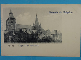Souvenir De Soignies L'église Saint-Vincent - Soignies