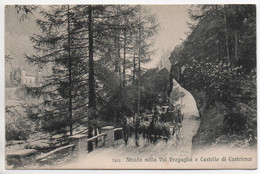 Strada Nella VAL BREGAGLIA E Castello Di Castelmur Postkutsche - Bregaglia