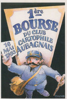 RT30.729  ROQUEVAIRE 1ere BOURSE DU CLUB CARTOPHILE AUBAGNAIS 1993 BOUCHES DU RHÔNE - Collector Fairs & Bourses