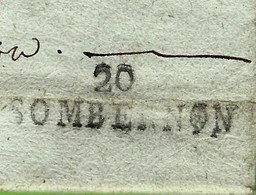 FONDEUR DE CLOCHES  1818 LETTRE Curé De Créancey Cote D’Or Au Fondeur De Cloches FONT FILS à DIJON  INSCRIPTION V. SCANS - 1801-1848: Precursors XIX