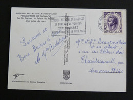 LETTRE MONACO AVEC YT 545 PRINCE RAINIER III - FLAMME SYNDICAT AGENCES BUREAU VOYAGES XXe CONGRES 1974 - - Covers & Documents