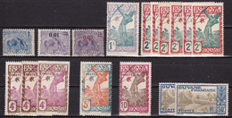 CF-GF-30 – FRENCH COLONIES – GUIANA – 1904-38 – UNUSED LOT - Y&T # 50→120 - Autres & Non Classés