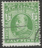 New Zealand. 1909-12 KGV. ½d Used. SG 387 - Gebraucht