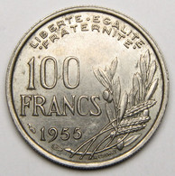 100 Francs Cochet, Ruban étroit, 1955, Cupro-nickel - IV° République - 100 Francs