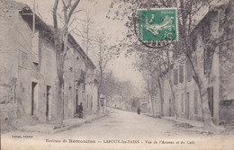 1913 Lafoux Les Bains Vue De L Annexe Et Du Café - Andere & Zonder Classificatie