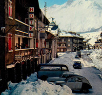 Lanslebourg , Val Cenis * Débit De Tabac Tabacs TABAC Hôtel Restaurant Le Relais ... * Citroen 2cv , La Rue Principale - Val Cenis