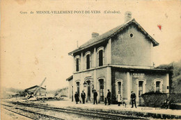 Mesnil Villement * Pont De Vers * Vue Sur La Gare Du Village * Ligne Chemin De Fer - Autres & Non Classés