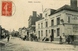 Orbec * La Grande Rue Du Village * Hôtel De Lisieux HAUTON * Attelage - Orbec