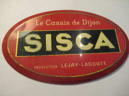 Glacoïde  Publicitaire Ancienne  De Bar / Le Cassis De DIJON/ SISCA/Production LEJAY-LAGOUTE /date à Déterminer  BFPP220 - Altri & Non Classificati