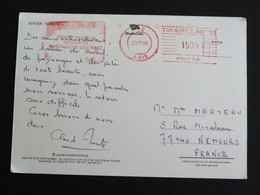 LETTRE TURQUIE TURKEY TURKIYE AVEC EMA - KEKOVA - Storia Postale