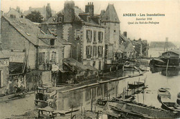 Angers * Les Inondations Janvier 1910 * Le Quai Du Roi De Pologne * Crue Catastrophe - Angers