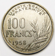 100 Francs Cochet, 1958, Cupro-nickel - IV° République - 100 Francs