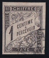 Nouvelle Calédonie - Colonies Générales Taxe N°1 - Oblitéré - TB - Timbres-taxe