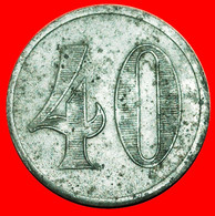 * RESTAURANT BOURSE: BELGIUM ★ 40 CENTIMES 1870s-1920s! UNCOMMON! JUST PUBLISHED! ★LOW START ★ NO RESERVE! - Professionali / Di Società