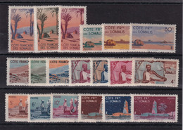 Côte Des Somalis N°264/282 - Neuf ** Sans Charnière - TB - Unused Stamps