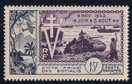Côte Des Somalis Poste Aérienne N°24 - Neuf ** Sans Charnière - TB - Unused Stamps