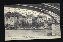 CPA   Marne 51   :  De Champigny à La Varenne  Perspective Sous Le Pont De La Varenne - Champigny