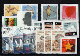 SUEDE: SERIE COMPLETE DE 17 TIMBRES NEUF** - Unused Stamps