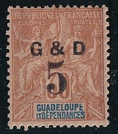 Guadeloupe N°45 - Neuf * Avec Charnière - TB - Gebruikt