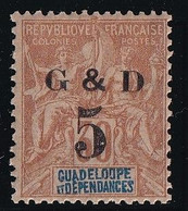Guadeloupe N°45A - Neuf * Avec Charnière - TB - Gebruikt