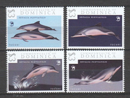 Dominica - MNH Set 2 DOLPHINS - Delfines