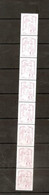 VARIETE BD X 8 N  4779 **  IMPRESSION ULTRA  DEFECTUEUSE SANS N° NOIR AU VERSO  - MAGNIFIQUE - TRES VISIBLE AU SCANN - Unused Stamps