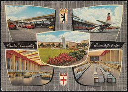 D-12101 Berlin - Flughafen Tempelhof - Flugzeuge - Empfangshalle - Airplane - Car - ESSO - Nice Stamp - Tempelhof