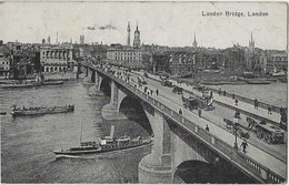 London.   -   London Bridge.   -   1919   Naar   Anvers - Zurenborg - River Thames