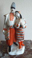 Couple Porcelaine Russe, Cosaques, Ukraine, état Impeccable - Other & Unclassified