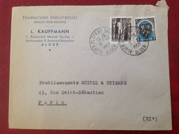 Kauffmann Alger Plateau Sauliere1953 - Storia Postale