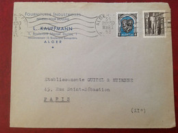 Kauffmann Alger Gare1953 - Storia Postale