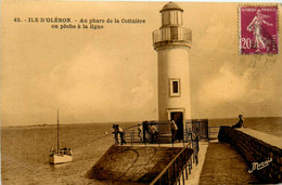 Ile D'oléron * Au Phare De La Cotinière * Pêche à La Ligne Pêcheurs - Ile D'Oléron