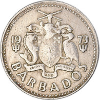 Monnaie, Barbade, 25 Cents, 1973 - Barbados (Barbuda)