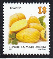 REPUBLIC OF MACEDONIA, 1997, STAMPS, MICHEL 788 - VEGETABLES-POTATO, Food, Vegetables, Flora + - Légumes