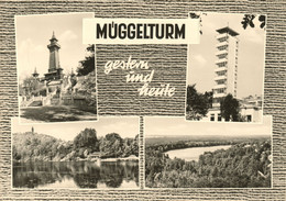 BERLIN Ost DDR 1964 5-geteilte AK " Der Müggelturm Gestern Und Heute " - Mueggelsee