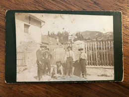 Pétanque , Jeu De Boules * Photo CDV Albuminée Circa 1880/1900 * Joueurs , Partie De Boule - Petanque