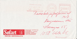 Denmark Cover With Meter Cancel Aarhus 23-9-1985 (Handelsfladen - Et Aktiv For Danmark) - Lettres & Documents