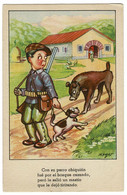 CPA Illustrator Illustrateur Humour ZSOLT Español Chasseur Hunting Jacht Jager Chien Dog Hund Hond Geweer Gun Fusil - Zsolt